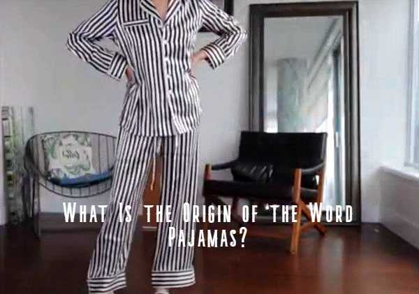 what is origin of word pajamas